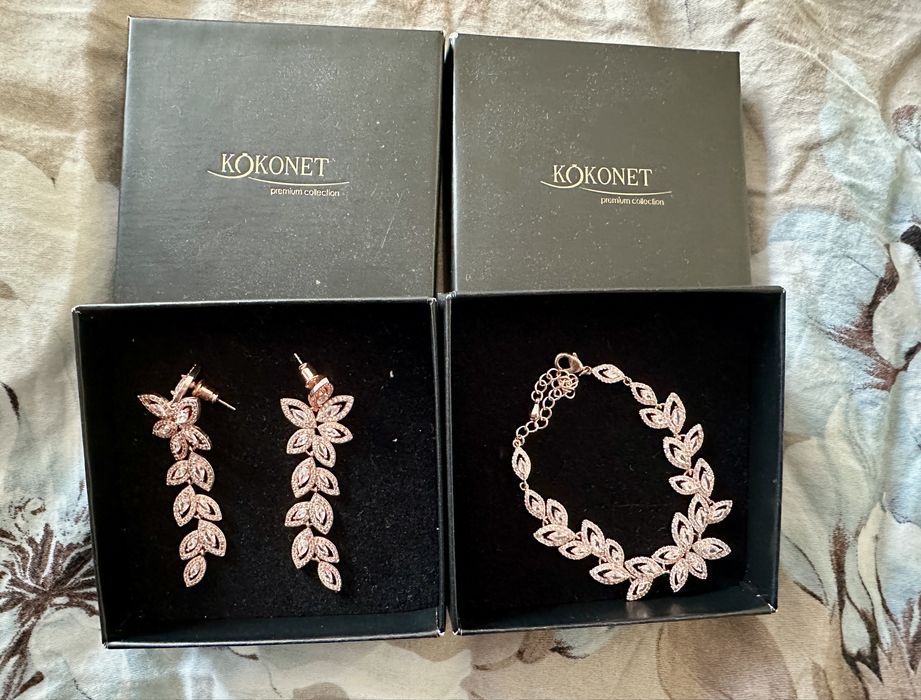 Komplet biżuterii ślubnej