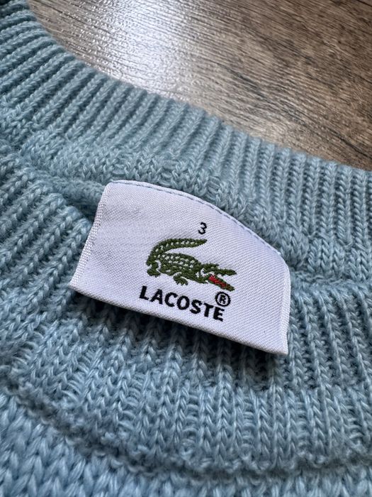 Шерстяний оригинальний светер Lacoste c