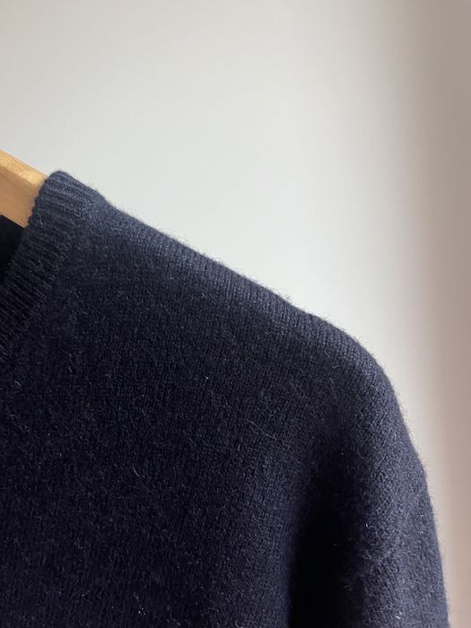 F&F kaszmirowy sweter granetowy XXL