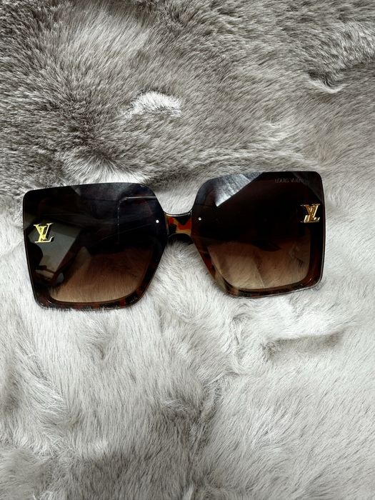 Okilary brazowe Louis Vuitton