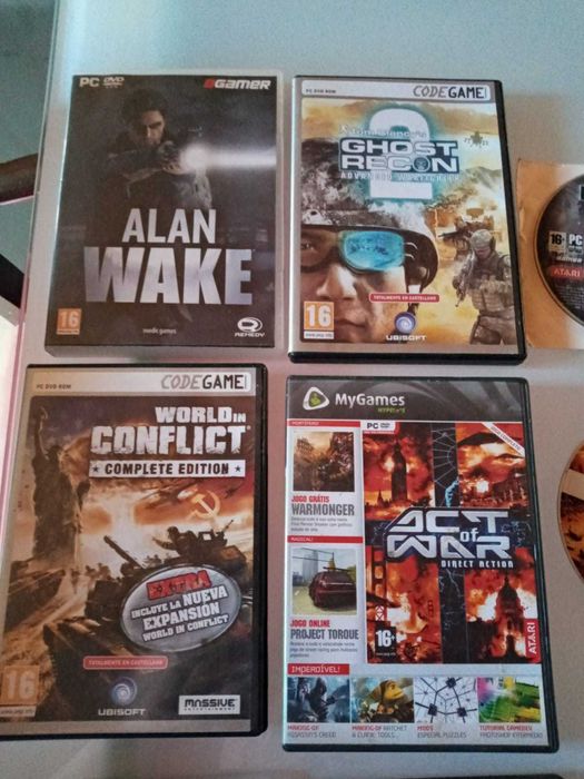 9 jogos de PC em bom estado