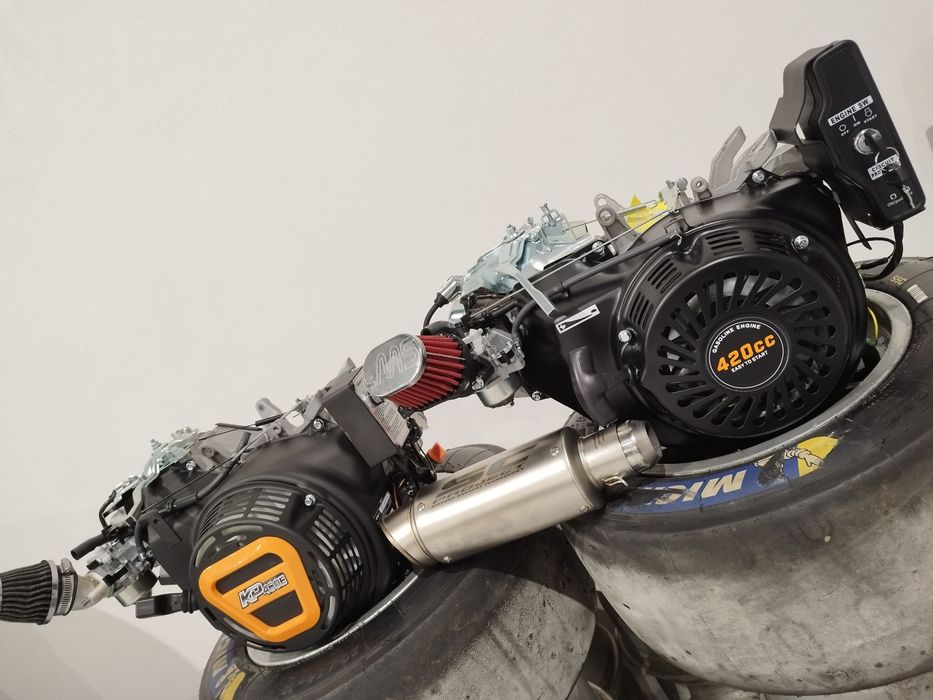 Karts e Motores  2T/4T, 212cc até 460cc, novos e usados