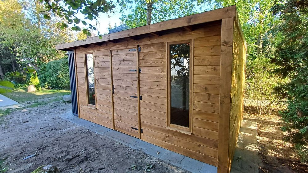 Domek narzędziowy pod wymiar - certyfikowane drewno.