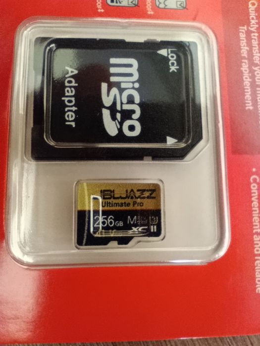 Micro SD 256gb флешка 256гб мікро СД карта пам'яті