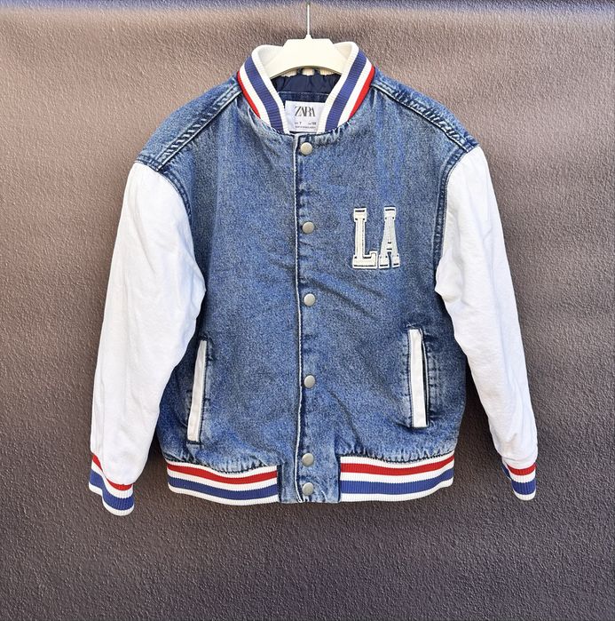 Куртка бомбер джинсовий зара zara 7/122