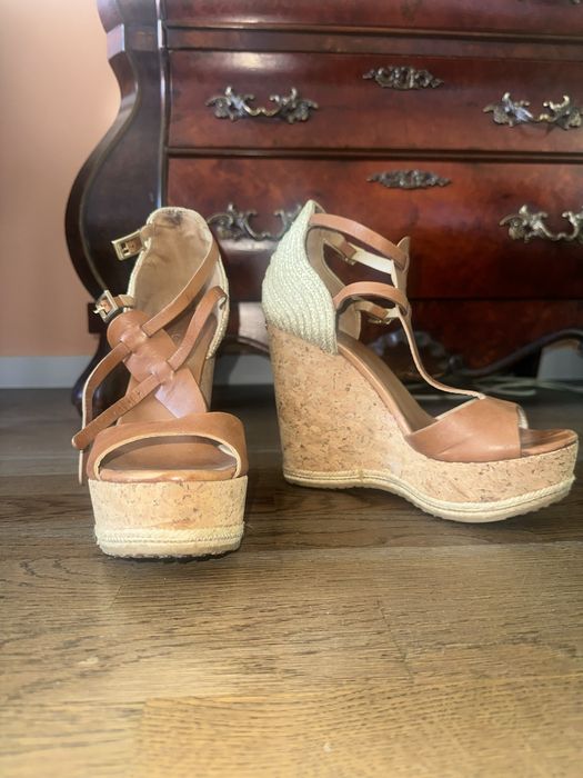 Босоніжки жіночі JIMMY CHOO 40 розмір, шкіряні