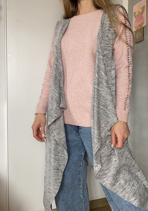 kamizelka narzutka długa Takko Fashion