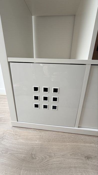 Estante Branco com Caixas de Arrumação 182x182cm