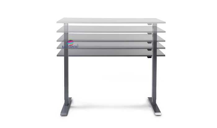 Mesa Secretária ELEVATÓRIA ELÉTRICA BALTY Normal e Trabalhar em Pé