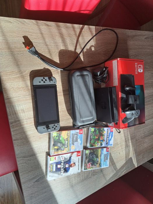 Nintendo switch + gry w zestawie