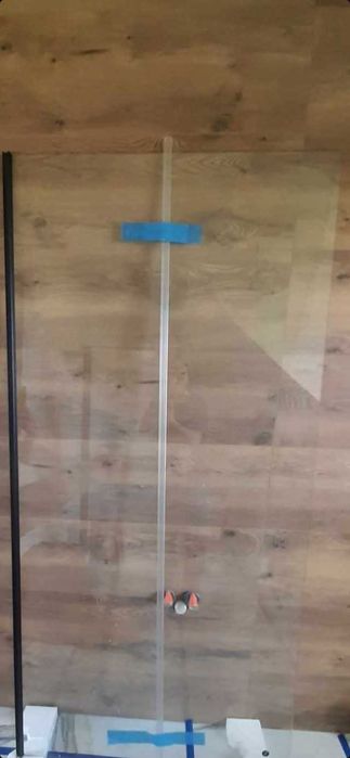 Ścianka Prysznicowa - SanSwiss - WALK-IN FIORD - DIVERA BLACK 100.