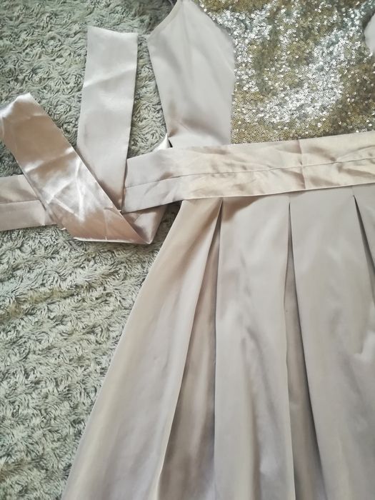 Sukienka Orsay szara srebrna cekiny S