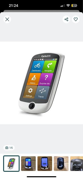 GPS Bicicleta Mio Cyclo 205