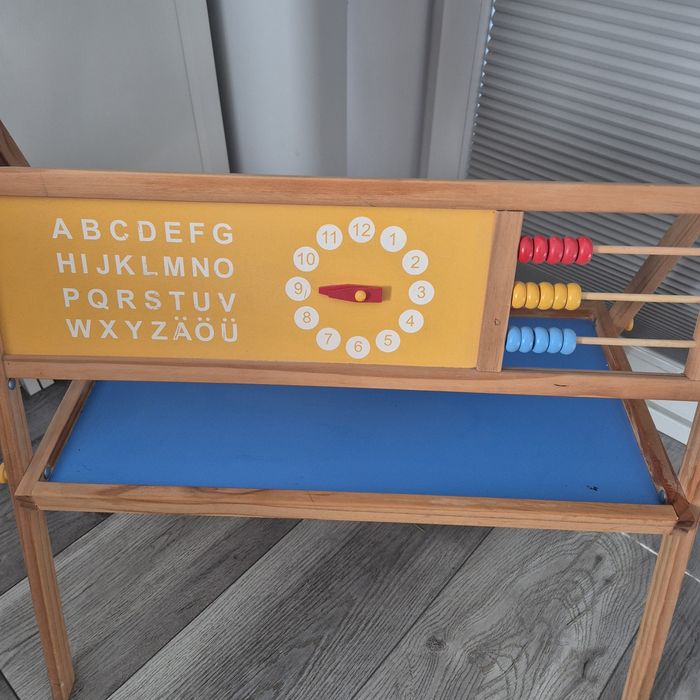 Tablica edukacyjna dziecieca dwustronna