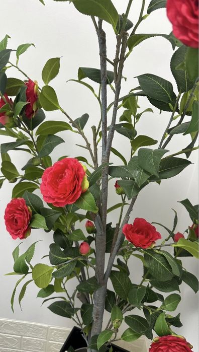 Decoração Flores artificial Rosas Vermelhas Lindo