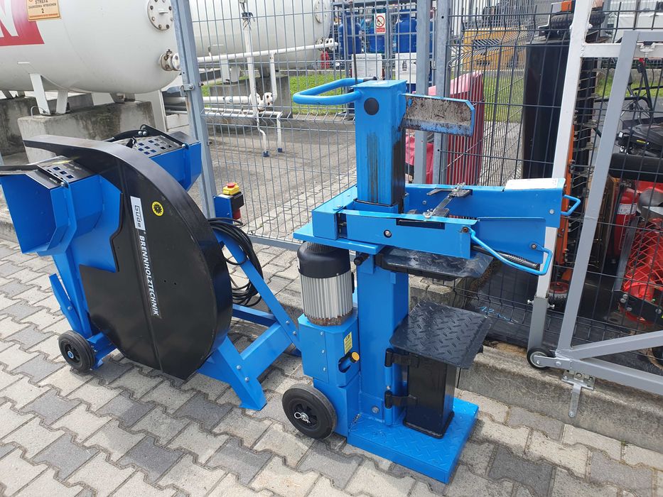 Wynajem piły wahadłowej łuparki.