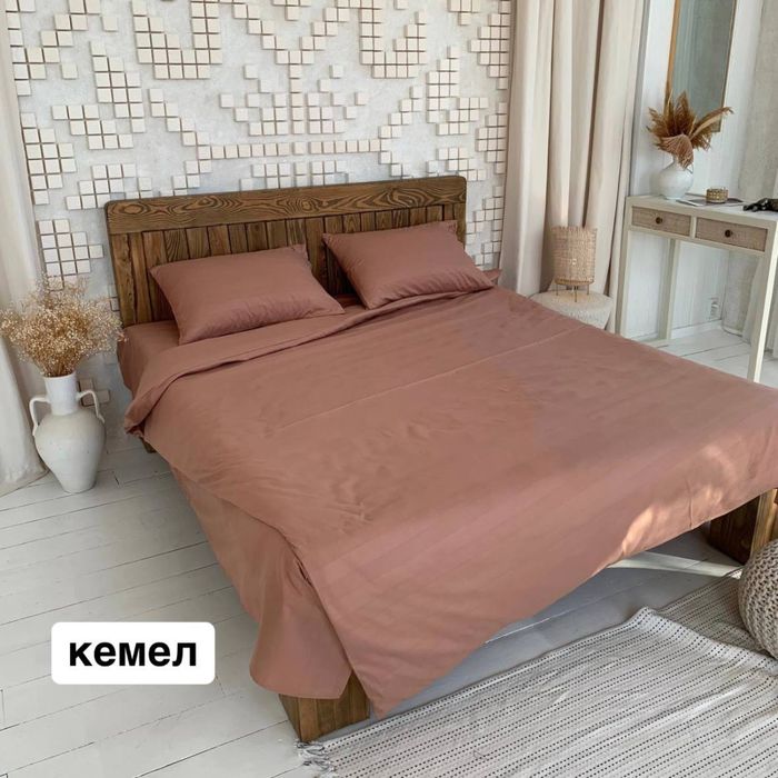 Много цветов Постельное Белье Страйп Сатин