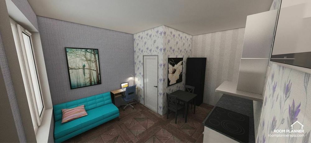 Боярка продам квартиру 17м2  за 12500$ с двориком есть Расрочка