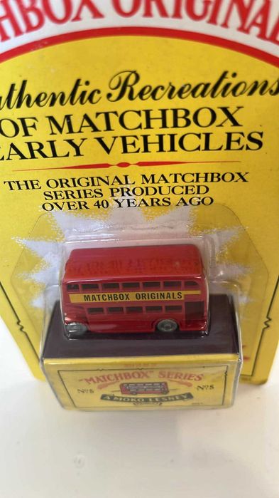 Matchbox Moko Lesney 5 A - London Bus Buy Matchbox - SELADO (Reediçao)