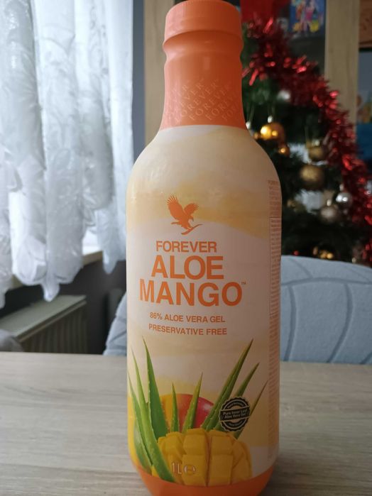 Napój z miąższem aloesa