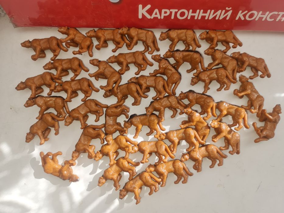 Киндер натунс животные жираф пума лев заец заяц: 1 000 грн