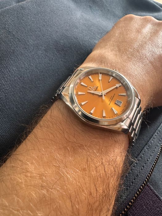 Omega Seamaster Aqua Terra Shades Saffron 38 mm — Full Set, гарантія