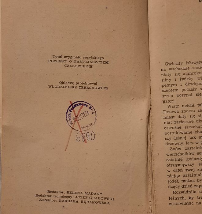 Książka Opowieść o prawdziwym człowieku Borys Polewoj