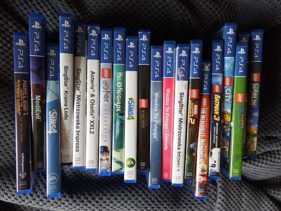 GRY DLA DZIECI Sony PS4 / LEGO / Miecraft / Medievil / Sims4 RÓŻNE !