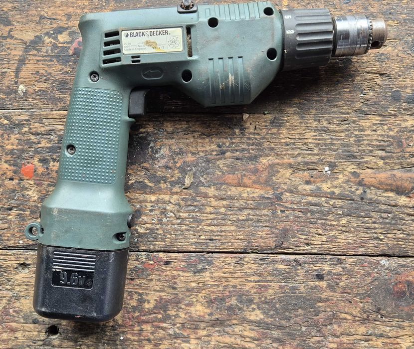 Wiertarko-wkrętarka Black & Decker PL95 Proline 9,6V Vintage Made in England + Walizka