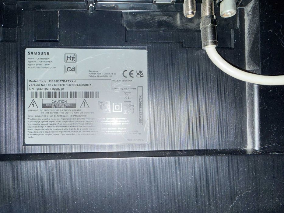 Samsung QE65Q77BATXXH - Gwarancja do 2028