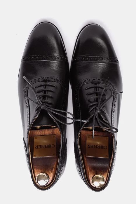 Шкіряні чоловічі оксфорди Corner