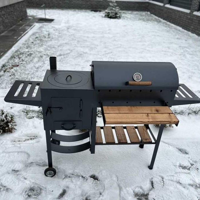 ПОФАРБОВАНИЙ!! Мангал гриль з пічкою, мангали для дому і дачі