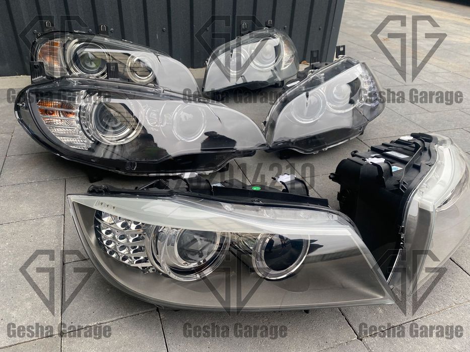 Передні Фары фари БМВ BMW e53 e60 e61 e70 e71 e90 e91 f01 f02 f10 f11