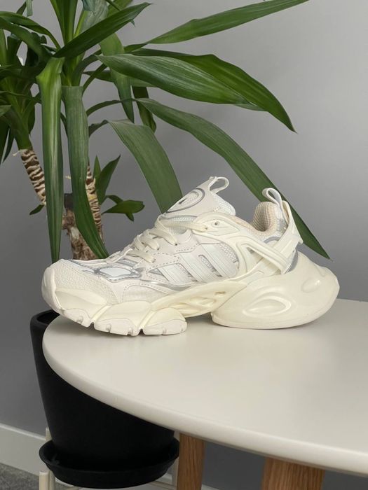 Кросівки Adidas Vento XLG Runner Deluxe Cloud White Grey • Адідас хлдж (білі)