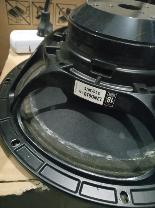 Динамик 18 Sound 12ND610 16ом БУ. 12 дюймов для срединки. Mag Eminence