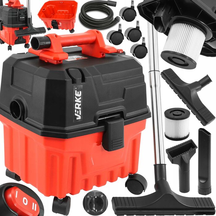 Odkurzacz przemysłowy warsztatowy  SUCHO MOKRO 15L