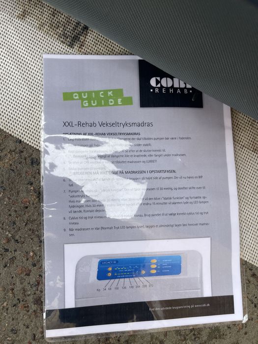 Матраци противопролежневий з компресором LEGACY XL, INVACARE