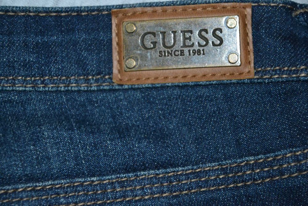 GUESS Low Rise Jeans Spodnie Damskie UK 30 Niski stan Super Stan