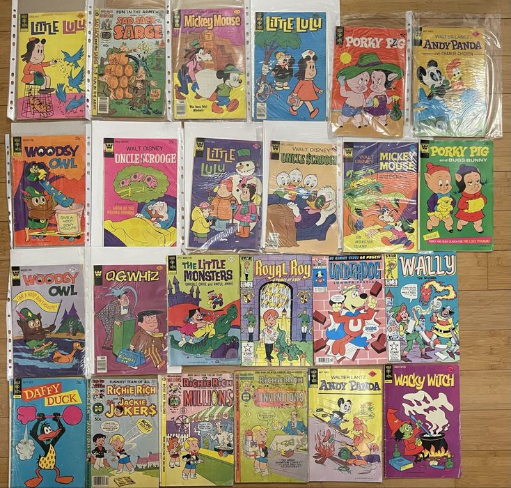 Комікси вінтажні 60х-90х Disney, Batman, Spawn, Robin, Witchblade,