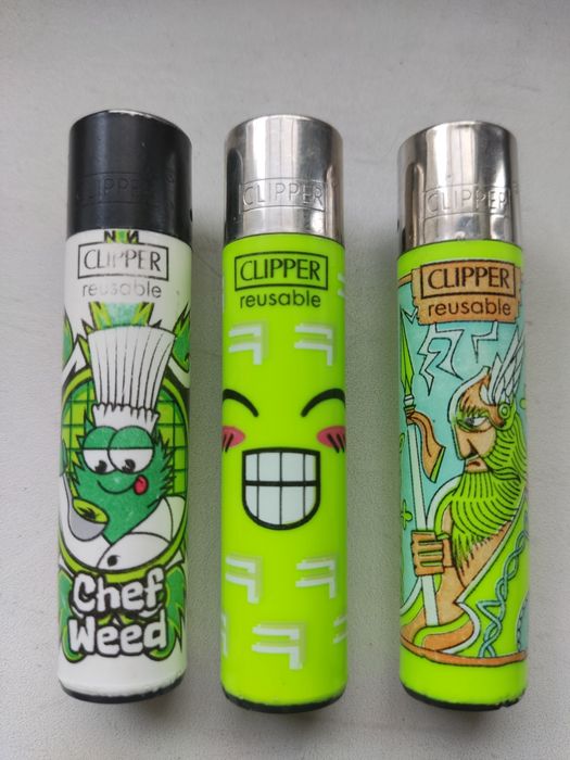 Zapalniczki Clipper reusable SPRAWNE