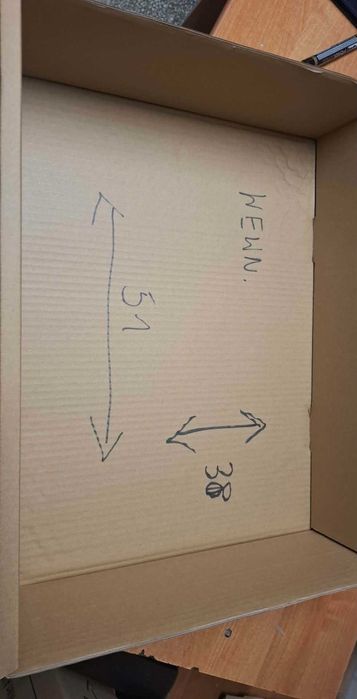 Kartonowe pudełka fasonowe 14×43×55 cm – ok. 300 szt., odbiór osobisty