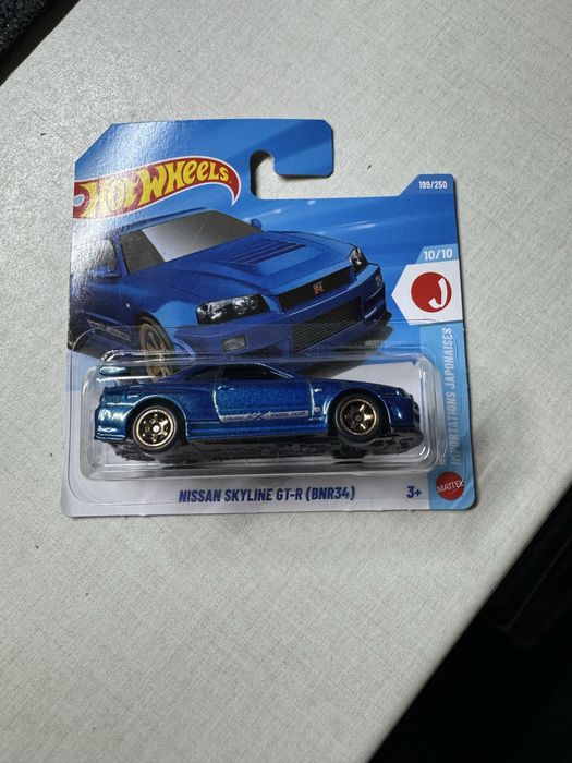 Hot wheels Nissan skyline gt-r (bnr34)