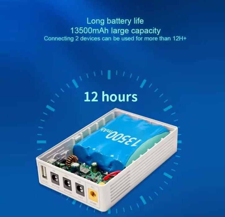 Mini UPS безперебійник для роутера WGP Optima 302 27W 13500Mah