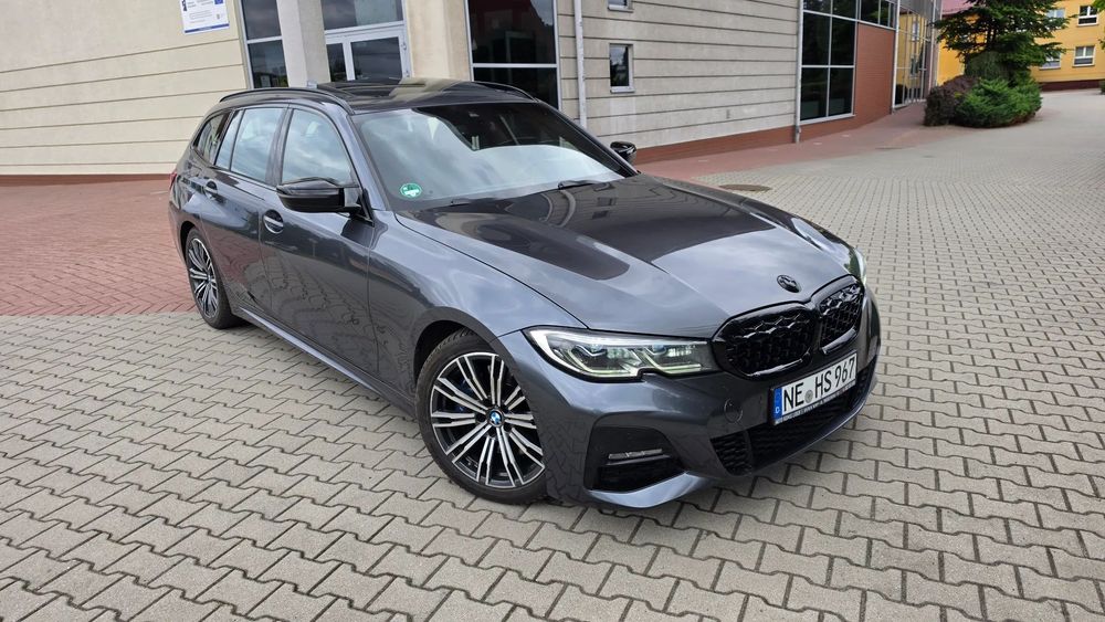 BMW Seria 3 Bezwypadkowy Serwisowany M Pakiet Panorama Laser Alcantara