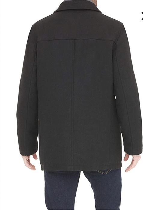 44 S Tommy Hilfiger черное шерстяное пальто шерстяне хилфигер хілфігер