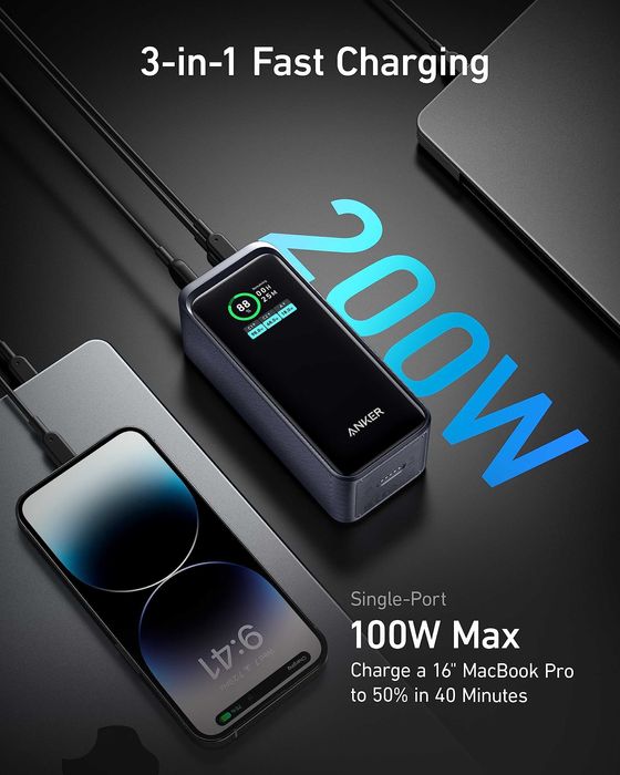 Anker Prime 20.000mAh Powerbank (200W) Повербанк