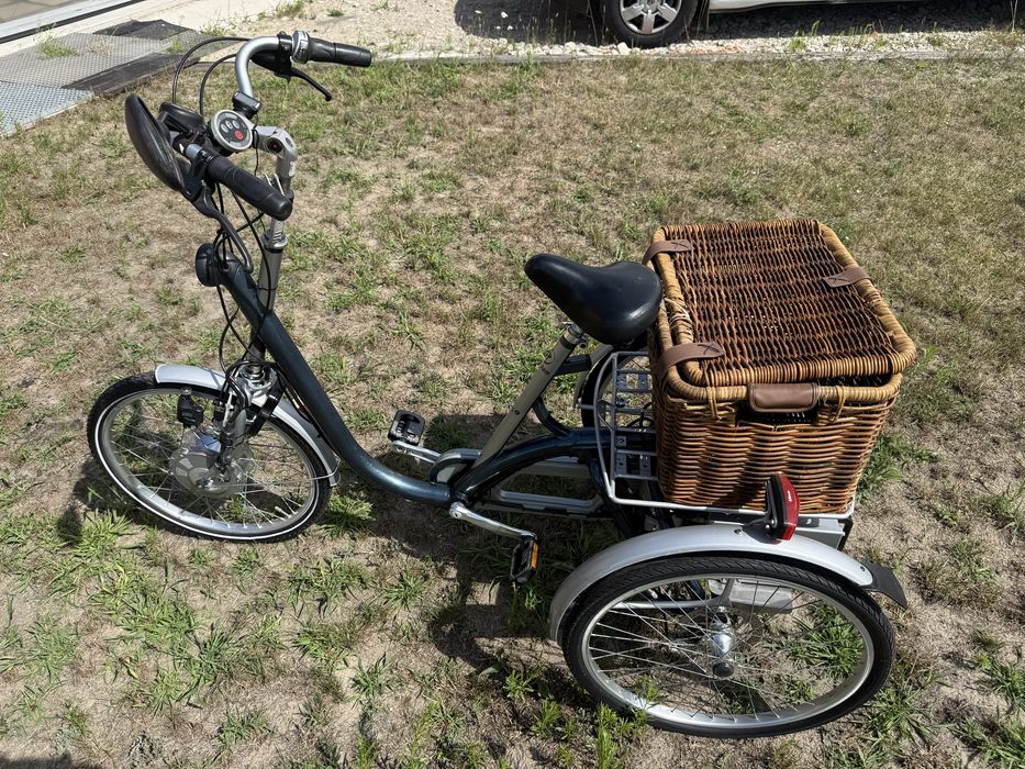 Rower elektryczny trójkołowy