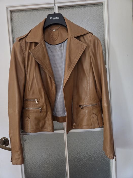 Nowa, skórzana kurtka Massimo Dutti  M/L