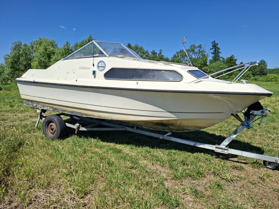 Łódka łódź shetland 570 silnik zaburtowy johnson