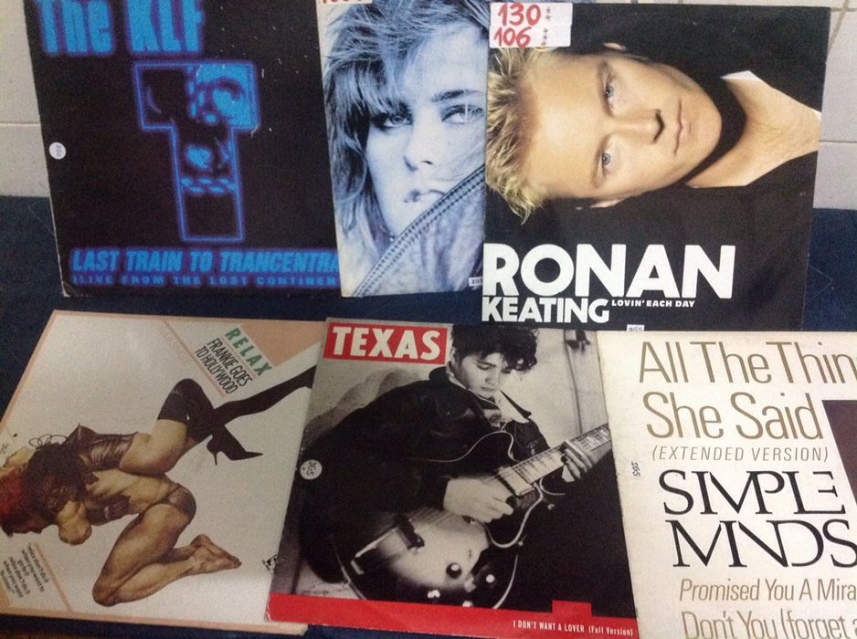 Maxi-Singles dos anos 80 e 90 em vinil